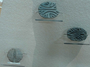 Seal stamps 7,400-6,000 BC - source Museum of Anatolian Civilisations, Ankara